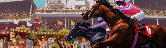 Garry Walton Jockey Club artwork