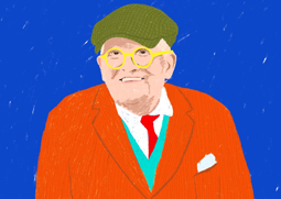 Hello Marine illustration of David Hockney