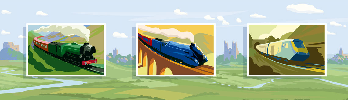 Gary Redford illustrations for Network Rail and Railway 200 Gary Redford illustrations for Network Rail and Railway 200