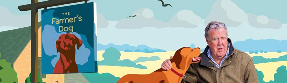 Gary Redford Feature Image Meiklejohn Gary Redford Feature Image from Diddly Squat The Farmers Dog illustrated book cover