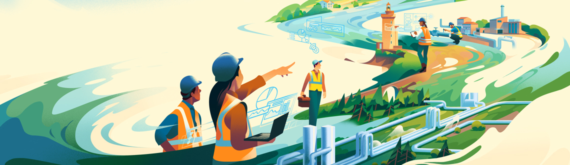 Illustrator Mark Boardman illustration for Fedene Illustrator Mark Boardman illustration for Fedene