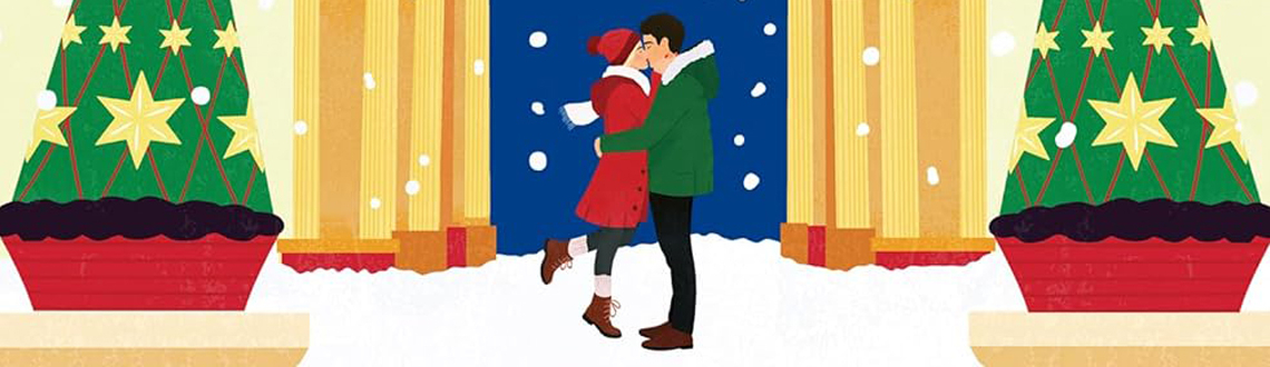 Illustration from the book A Copenhagen Snowmance illustrated by Sophie Melissa Illustration from the book A Copenhagen Snowmance illustrated by Sophie Melissa