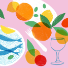 Ana Zaja Petrak appetisers illustration