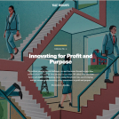 Illustrator Eva Bee's illustration for the Yale School of Management Yale Insights collection.