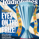 Illustrator Harry Milburn front cover editorial illustration of the Scottish Premiership for the Radio Times