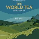 The World Tea Encyclopaedia book cover illustrated by Julia Allum.