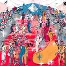 Sarah Tanat-Jones illustration for New Artist Launch at Meiklejohn Illustration Agency.