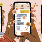 Illustrator Sophie Parsons illustrations for US Glamour Magazine