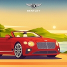 Tom Peake illustration for Bentley